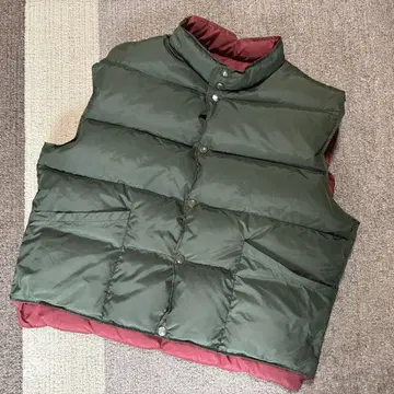 90s Schott 리버서블 다운 베스트 USA제 빈티지