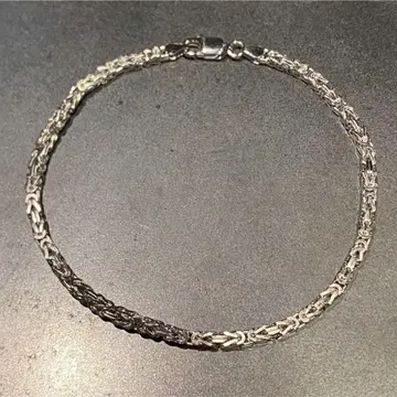 ITALY MADE SILVER925 BYZANTINE BRACELET