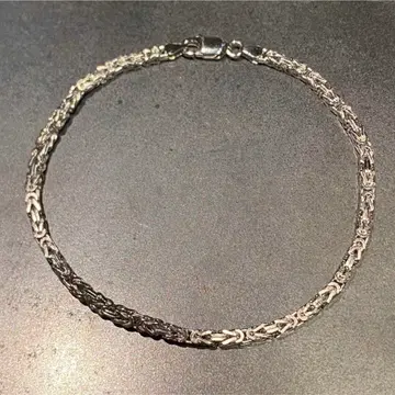 ITALY MADE SILVER925 BYZANTINE BRACELET