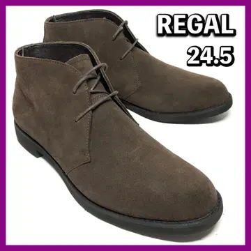 REGAL 리걸 24.5cm 스웨이드 처카 부츠 브라운