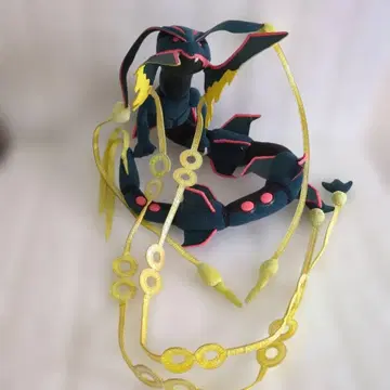 포켓몬 센터 한정판 블랙 메가레쿠쟈 봉제 인형