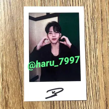 Day6 DICON dowoon 도운 카카오 특전 인쇄 사인 포함