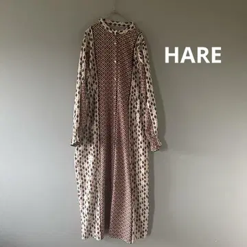 HARE 전후 2WAY 오리엔탈 패턴 MIX 원피스