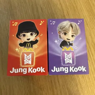BTS 맥도날드 맥 피규어 Tiny TAN 정국 2개