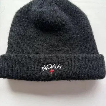 NOAH 블랙 니트 모자