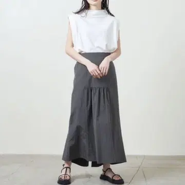 MARW UNITED ARROWS 프론트 개더 스커트