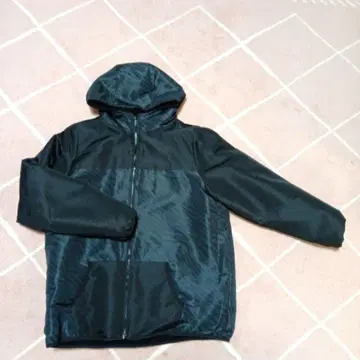 ROXY 후드 부착 블랙 집업 자켓 리버서블 여성용 XL