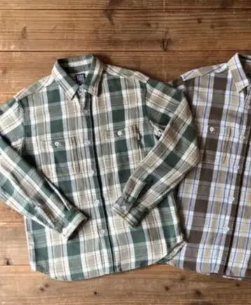 SD 플란넬 체크 셔츠 스탠다드 캘리포니아