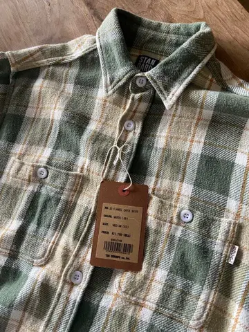 SD 플란넬 체크 셔츠 스탠다드 캘리포니아