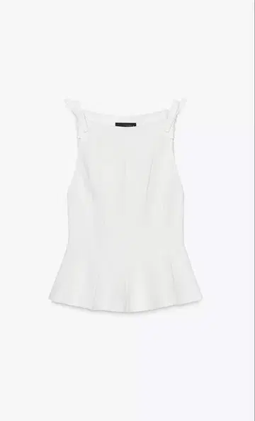 ZARA 페플럼 리본 상의