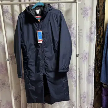 MIZUNO 여성용 벤치 코트 짙은 파랑