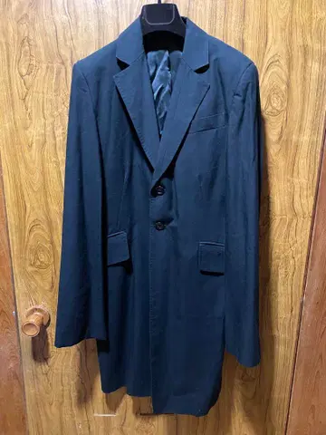 앤드뮐미스터 체스터 코트 블랙 ANN DEMEULEMEESTER