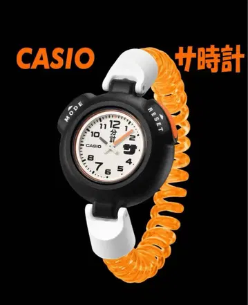 CASIO 시계 SAN-100H-7BJR 화이트 오렌지 새상품