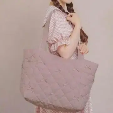 아오키 미사코 핑크 토트백 미사용 새상품