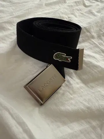 라코스테 벨트 L1212 패브릭 벨트 LACOSTE 색상:02.블랙