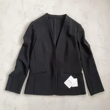 새상품 PLST 2WAY 라이트 스트레치 칼라리스 자켓 블랙 M 블랙