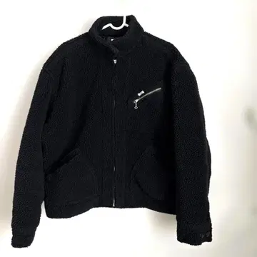 Lee x BEAMS 블랙 보아 워크 자켓