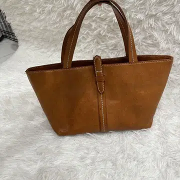 Dakota 다코타 브라운 심플 가죽 토트백