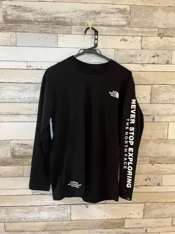 THE NORTH FACE 블랙 롱티 M