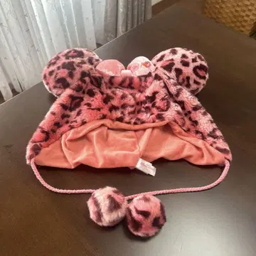 도쿄 디즈니 리조트 레오파드 무늬 캡