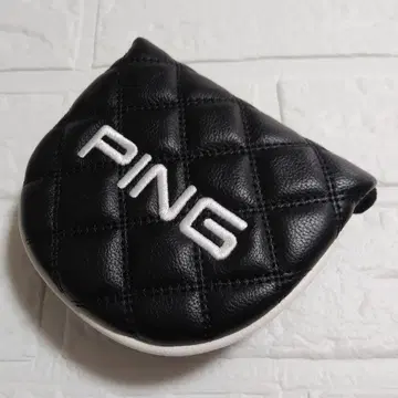 [ 새상품 미사용 정품 ] PING 퍼터용 골프헤드커버 블랙 말렛형