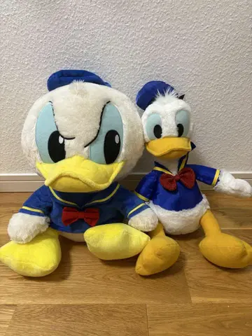 도널드 덕 봉제 인형 2개 세트