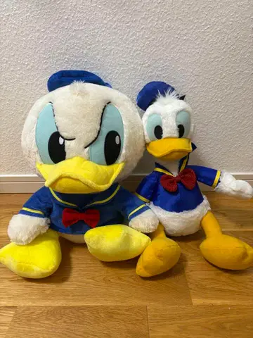 도널드 덕 봉제 인형 2개 세트