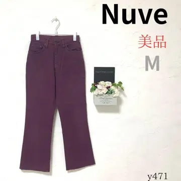 [ Nuve ] 새상품급 여성용 팬츠 청바지 보라색 부츠컷 퍼플 M