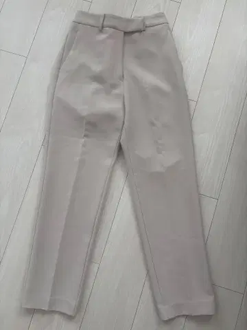 Milaowen 베이지 슬랙스 허리밴딩