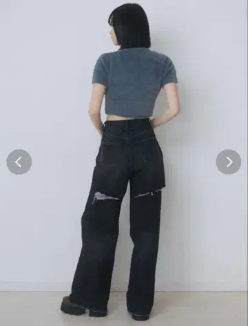 완판템 에모다 24AW 백컷 루즈 청바지