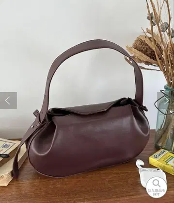 디스코트 턱 사용 통통 백 버건디