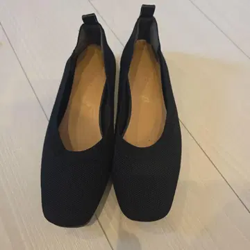 블랙 메쉬 슬립온 플랫슈즈