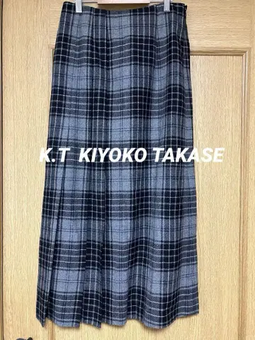 K.T KIYOKO TAKASE 체크 스커트