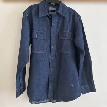 유니클로 JW ANDERSON 다크 블루 데님 셔츠 36