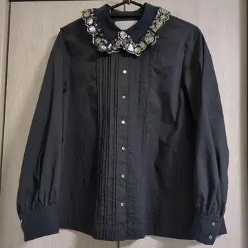 YUKI FUJISAWA 블랙 셔츠 긴팔