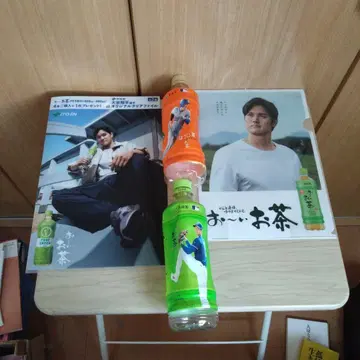 오타니 쇼헤이 오이차 클리어 파일과 보틀 세트