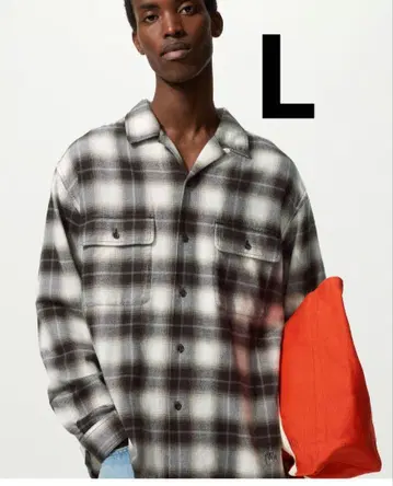 JW ANDERSON 브러쉬드 코튼 오버 사이즈 셔츠 L 사이즈