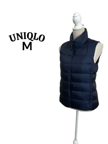 UNIQLO M 네이비 울트라 라이트 다운 베스트 수납 봉투 포함