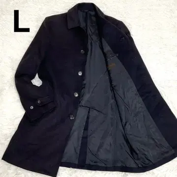 [ 유니버설 랭귀지 ] 캐시미어 혼방 스텐카라 코트 다크 네이비 L