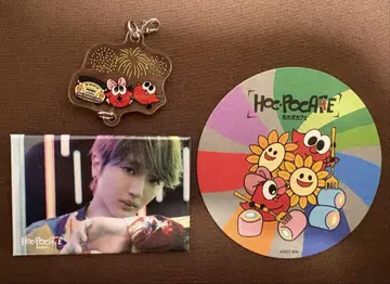 Nissy 호카포 카페 캔뱃지 & 연결 참 키링 & 특전 코스터