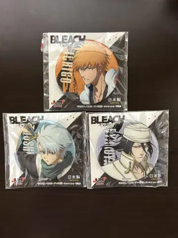 BLEACH 쿠로사키 이치고 히즈카야 토시로 쿠키 백야 글리터 캔뱃지