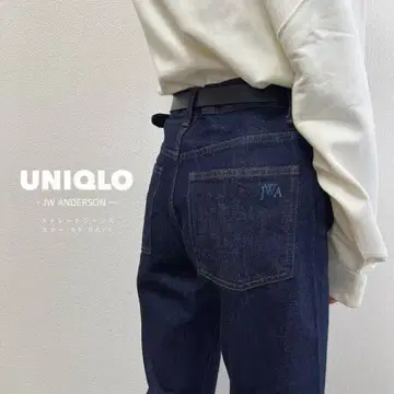 유니클로 JW ANDERSON 스트레이트 데님 22 476209