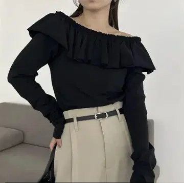 CAPRICIEUX LEMAGE 프릴 2WAY 롱T