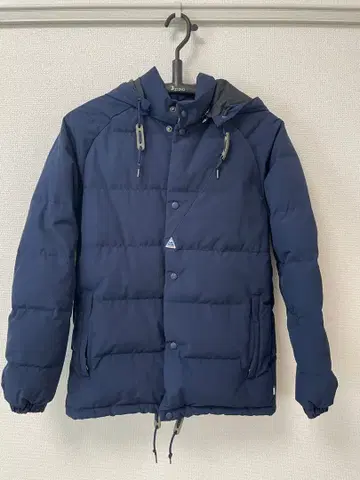 Cape Heights 후드 부착 다운 자켓 XS 네이비