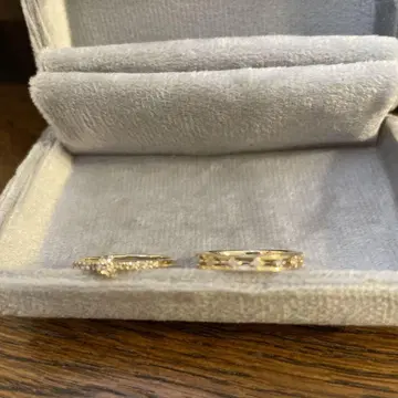 노와르 푸페 반지 2개 세트