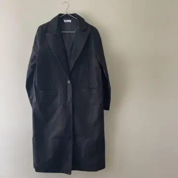 ND 블랙 롱 코트