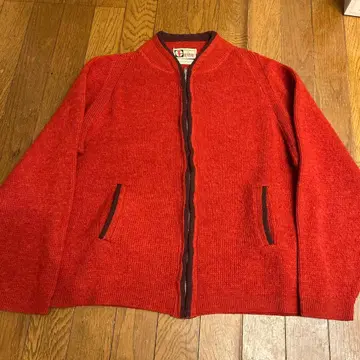 60s 70s REVERE 아크릴 니트 집업 가디건