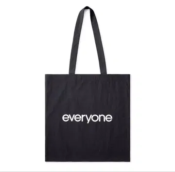 everyone nylon logo tote bag black
