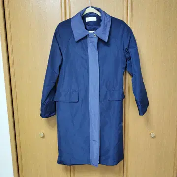 DoCLASSE 네이비 롱 코트 벨트 포함