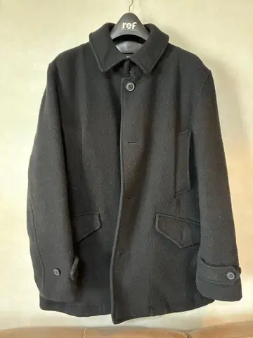 Eddie Bauer 블랙 피 코트 L